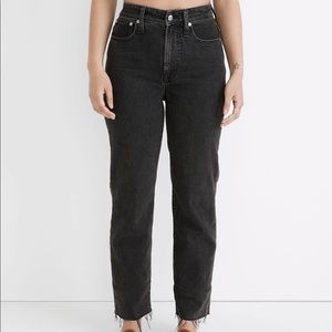 Madewell the perfect vintage jean black 25p